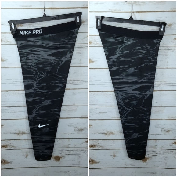 Nike Pro Dri-Fit Women's Mid-Rise Cropped Leggings Size Medium - Picture 2 of 6